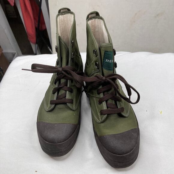 Reddington Green Canvas Wading Felt Bottom Flyfishing Boot Size Men's Size 8 - Picture 2 of 9
